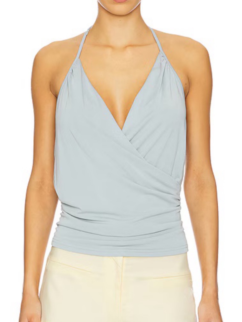 Geel Julian Halter Top in Light Blue
